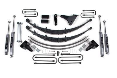 BDS - BDS 6 Inch Lift Kit w/Fox Shocks and Block Kit for Ford F250/F350 Super Duty w/Radius Front U-Bolts and w/o Overloads (99-04) 4WD (1300FS)