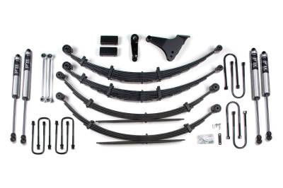 BDS - BDS 6 Inch Lift Kit w/Fox Shocks and Block Kit for Ford F250/F350 Super Duty w/Radius U-Bolt Type and w/Overloads (99-04) 4WD (1301FS)