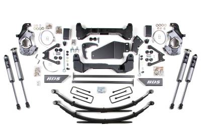 BDS - BDS 6 Inch Lift Kit w/Fox Shocks and Leaf Springs for Chevy/GMC 1500/2500 6 Lug (88-98) 4WD (194FS)