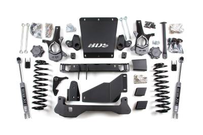 BDS - BDS 6 Inch Lift Kit w/Fox Shocks for Chevy/GMC Avalanche, Suburban, Tahoe, or Yukon 1500 (00-06) 4WD (183FS)