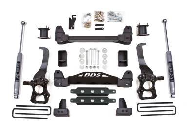 BDS - BDS 6 Inch Lift Kit w/NX2 Shocks and 4" Rear Block for Ford F150 (15-20) 2WD (1918H)