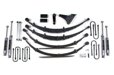 BDS - BDS 6 Inch Lift Kit w/NX2 Shocks and Leaf Springs for Ford Excursion (00-05) 4WD (303H)