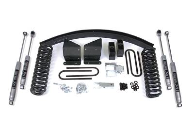 BDS - BDS 6 Inch Lift Kit w/Standard Front Shocks and Rear Block Kit w/Add-A-Leaf for Ford Bronco (78-79) 4WD (525H)