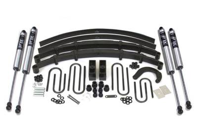 BDS - BDS 6 Inch Lift Kit w/NX2 Shocks and 4" Rear Block Kit w/Add-A-Leaf for Chevy/GMC 3/4 Ton Suburban (88-91) 4WD (144H)