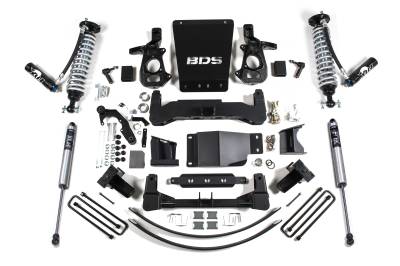 BDS - BDS 8 Inch Lift Kit FOX 2.5 Coil-Over DSC for Chevy Silverado or GMC Sierra 1500 w/Aluminum or Stamped Steel Control Arms (14-18) 4WD (743FDSC)