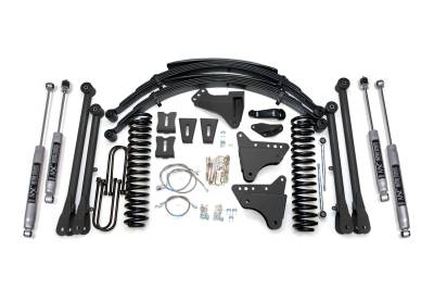 BDS - BDS 8 Inch Lift Kit w/ 4-Link and Fox Shocks for Ford F250/F350 Super Duty (05-07) 4WD Diesel (530FS)