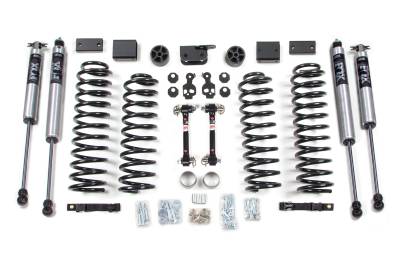 BDS - BDS 3 Inch Lift Kit w/Fox Shocks and Sway Bar Fixed Links for Jeep Wrangler JK (12-18) 4-Door (1404FS)