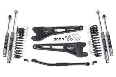 BDS - BDS 2.5 Inch Lift Kit w/Radius Arm, NX2 Shocks and No Block for Ford F250/F350 Super Duty (11-16) 4WD Diesel (1928H)