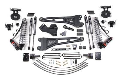 BDS - BDS 6 Inch Lift Kit w/ Radius Arm, 4" Block and Add-A-Leaf w/Overload FOX 2.5 Performance Elite Coil-Over Conversion for Ford F250/F350 Super Duty (05-07) 4WD Diesel (1946FPE)