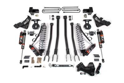 BDS - BDS 5 Inch Lift Kit w/ 4-Link FOX 2.5 Performance Elite Coil-Over Conversion Ford F250/F350 Super Duty (23-26) 4WD Diesel (2246PES)