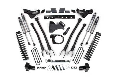 BDS - BDS 7 Inch Lift Kit w/ 4-Link Ford F250/F350 Super Duty (23-26) 4WD Diesel (2252FPS)