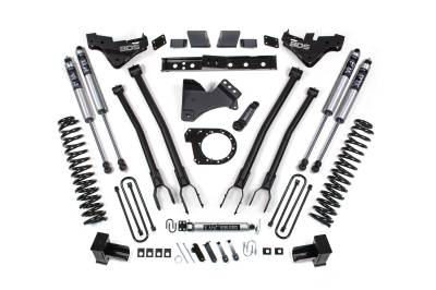 BDS - BDS 7 Inch Lift Kit w/ 4-Link Ford F350 Super Duty DRW (23-26) 4WD Diesel (2254H)