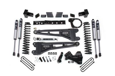 BDS - BDS 7 Inch Lift Kit w/ Radius Arm Ford F250/F350 Super Duty (23-26) 4WD Diesel (2258FS)