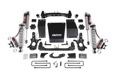 BDS - BDS 4 Inch Lift Kit FOX 2.5 Performance Elite Coilover Chevy Silverado or GMC Sierra 1500 (14-18) 4WD (716PSS)