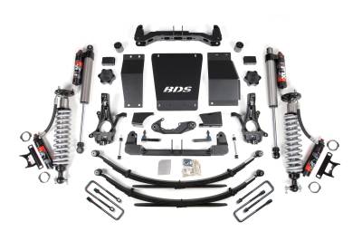 BDS - BDS 6 Inch Lift Kit FOX 2.5 Performance Elite Coilover Chevy Silverado or GMC Sierra 1500 (14-18) 4WD (718PSS)