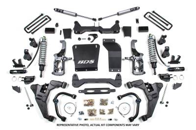 BDS - BDS 6.5 Inch Lift Kit FOX 2.5 Coilover Conversion Chevy Silverado or GMC Sierra 2500HD/3500HD (11-19) Diesel (727PSS)