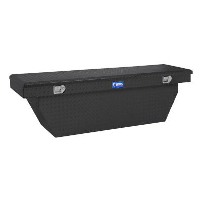 UWS 69in. Aluminum Single Lid Crossover Toolbox Deep Angled Matte Black (TBSD-69-A-MB)