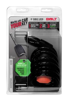 BOLT   6'  Cable Lock Gm Center Cut   (7023719)