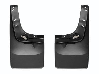 WeatherTech No Drill MudFlaps Fits 1500 models Black 2014 - 2018 GMC Sierra/Sierra Denali 110036