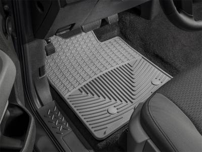 All Weather Floor Mats  Gray; Fits Vehicles w/2 Retention Posts On Driver Side