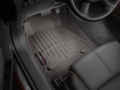 WeatherTech Rear FloorLiner Fits with OEM Rear Under Seat Storage Cocoa 2014 - 2015 Chevrolet Silverado 1500 475424