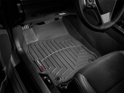 WeatherTech Front FloorLiner Fits Regular and Quad Cab with two retention hooks on the driver's and passenger's side Black 2012 - 2012 Dodge Ram Truck 1500 444651