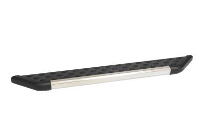 Dee Zee - DEE ZEE TUBES-6IN. OVAL-BLACK TREAD ALUMINUM (DZ16422) - Image 1