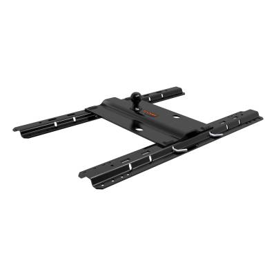 CURT - CURT BENT PLATE 5TH WHEEL RAIL GOOSENECK HITCH, INCLUDES PIN & CLIP (16055) - Image 2