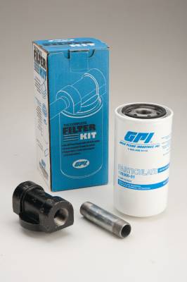 GPI - GPI Particulate filter kit, 18 GPM/67 LPM, 10 micron, 0.75-inch cast iron adapter, 4-inch pipe nipple  (133527-01) - Image 2