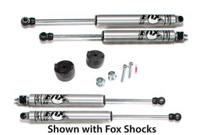 BDS 2 Inch Leveling Kit Coil Spacer w/NX2 Shocks Ford F250/F350 Super Duty (05-16) 4WD (326H)