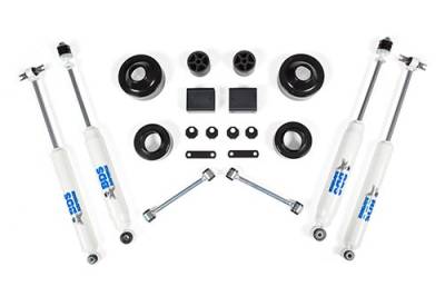 BDS 2 Inch Lift Kit w/NX2 Shocks Coil Spacer Jeep Wrangler JK (07-11) 2-Door (1401H)