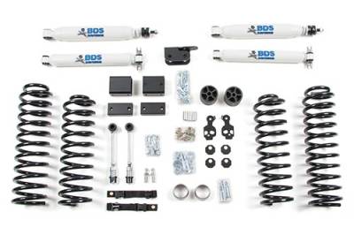 BDS 3 Inch Lift Kit w/NX2 Shocks Jeep Wrangler JK w/Sway Bar Disconnects (12-18) 2-Door (1415H)