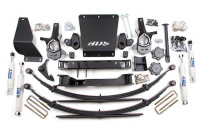 BDS Suspension Lift Kit  4.5in Front/3in Rear Block (181H)