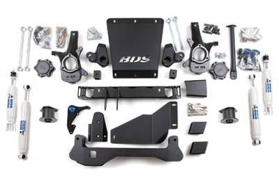 BDS 4 Inch Lift Kit w/NX2 Shocks for Chevy/GMC Avalanche, Suburban, Tahoe, or Yukon 1500 (00-06) 4WD (191H)
