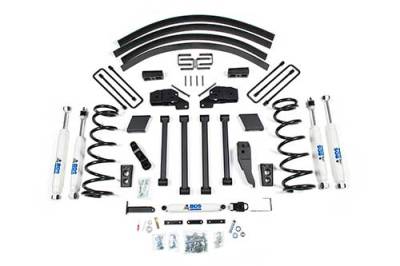 BDS 4.5 Inch Lift Kit w/NX2 Shocks and Block Kit for Dodge Ram 2500/3500 w/o Overloads (94-99) 4WD (211H)