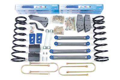 BDS 4 Inch Lift Kit w/NX2 Shocks and 4" Rear Block Kit for Dodge Ram 2500 Power Wagon w/4" Rear Axle (05-07) 4WD (274H)