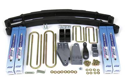 BDS 4 Inch Lift Kit w/NX2 Shocks for Ford F250 TTB (87-96) 4WD (306H)