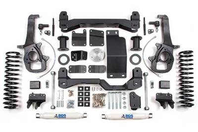 BDS 6 Inch Lift Kit w/NX2 Shocks and 3" Coil Springs for Ram 1500 (13-18) 4WD (671H)