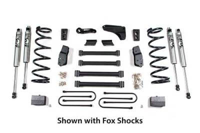 BDS 6 Inch Lift Kit w/NX2 Shocks and 4" Rear Block for Dodge Ram 2500/3500 w/4" Rear Axle (03-07) 4WD Diesel (265H)
