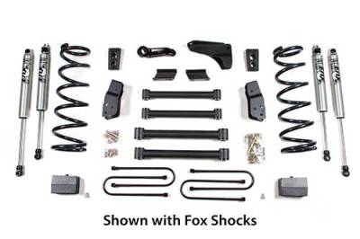 BDS 6 Inch Lift Kit w/NX2 Shocks and 4" Rear Block for Dodge Ram 2500/3500 w/4" Rear Axle (2008) 4WD Diesel (286H)