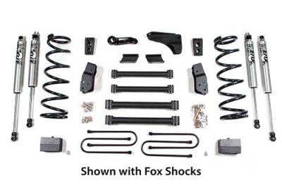 BDS 6 Inch Lift Kit w/NX2 Shocks and Block Kit for Dodge Ram 2500 w/4" Rear Axle (09-13) /3500 (09-12) 4WD Diesel (607H)