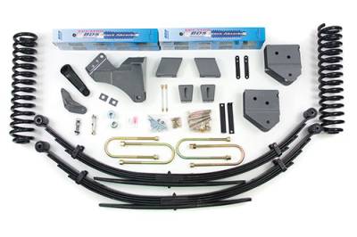 BDS 6 Inch Lift Kit w/NX2 Shocks for Ford F250/F350 Super Duty w/2" Factory Blocks (11-16) 4WD Diesel (594H)