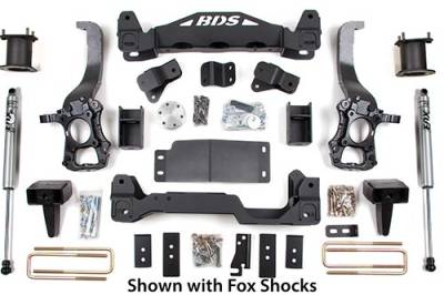 BDS 6 Inch Lift Kit w/NX2 Shocks for Ford F150 (2014) 2WD (1505H)