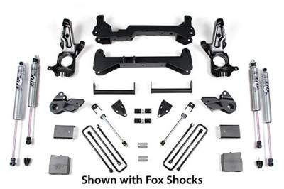BDS 7 Inch Lift Kit w/NX2 Shocks for Chevy Silverado or GMC Sierra 2500HDw/Carrier Above Crossmember (01-10) 2WD (149H)