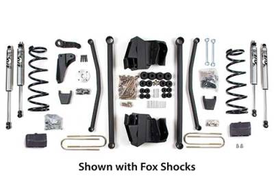 BDS 8 Inch Lift Kit Long Arm w/NX2 Shocks and Block Kit for Dodge Ram 2500/3500 w/4" Rear Axle and Automatic Transmission (2008) 4WD Diesel (641H)