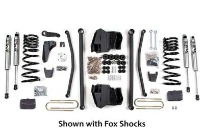 BDS 8 Inch Lift Kit Long Arm w/NX2 Shocks and Rear Block Kit for Dodge Ram 2500 w/4" Rear Axle (09-13)/3500 (09-12) 4WD Diesel (632H)