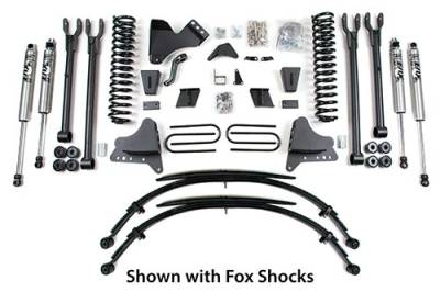 BDS 8 Inch Lift Kit w/NX2 Shocks 4-Link Ford F250/F350 Super Duty (08-10) 4WD Diesel (567H)