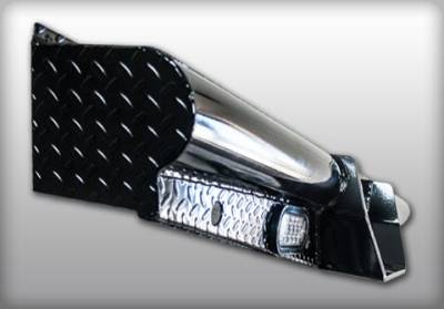 Roughneck    Pipe Style Rear Bumper 10" Drop  w/ Backup Lights & Sensors  2011-2014 Silverado/Sierra 2500/3500 (BRBRC11HD10L)