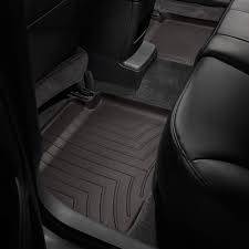 WeatherTech Rear FloorLiner Fits Crewmax only; Trim required for bench models Cocoa 2014 - 2019 Toyota Tundra 470938