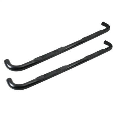 TUFF BAR 5in Oval Wheel To Wheel Step Bar F-150 Supercab 15-19 (6.5ft. Bed); F-250/350/450/550 Supercab 17-19 Black (1-51646)